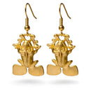 Pre-Columbian Frog Earrings