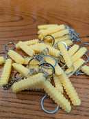 Wave French Fry Keychain