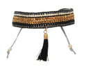 Beaded Pull String Bracelet