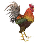 Napa Rooster Metal Garden Sculpture
