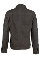 Sedro RF Men's Leather Jacket - Khaki