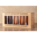 Handblown Mexican Highball Glasses - Tamarind