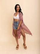 Versatile Kimono Cardigan with Tassels