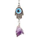 Evil Eye with Rough Stone Earring