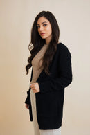 Comfy Boucle Longline Cardigan with Pockets