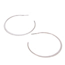 Flat Edged Hoop Earring