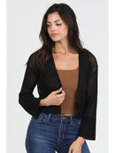 Light Weight Cardigan- Black