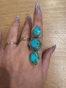 Triple Stacked Sterling Silver Ring