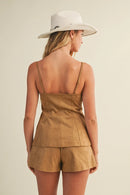 Straight Neck Cami Top
