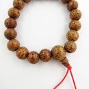 Lotus Seed Mala Bracelet - Brown