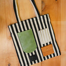 Jay Handcrafted Canvas/Leather Tote
