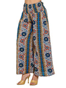 Pants Loose Fit Floral Pattern