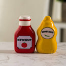 Mustard & Ketchup Salt and Pepper Shaker Set