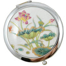 Porcelain Compact Mirrors - Lotus