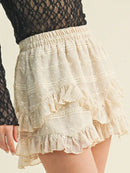 Ruffle Layered Shorts
