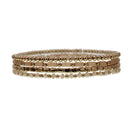 Delicate Four Piece Bead Stretch Bracelet