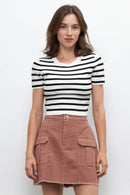 Utility Corduroy Mini Skirt