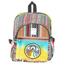 Hemp Mini Backpack with Evil Eye