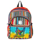 Hemp Mini Backpack with Rainbow Mushroom