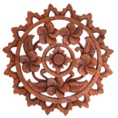 Large Flower Wooden Plaque