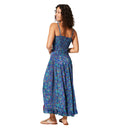Long Sleeveless Summer Dress - Navy