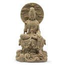 Sandstone Sitting Kwan Yin
