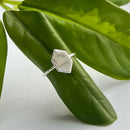 Sterling Silver Moonstone Solitaire Ring