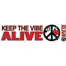 Keep The Vibe Alive Peace Bumper Sticker