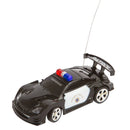 RC Police Mini Racer - Black & White