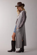 Long Sweater Vest Cardigan