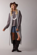 Long Sweater Vest Cardigan