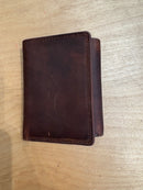 Trifold Wallet- Honey Brown
