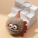Plush Monster Keychain