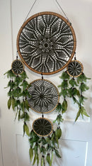 Assorted XL Bamboo Sun Burst Dream Catcher
