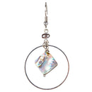 Abalone Shell Hematite Beaded Earrings