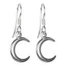 Sterling Silver Moon Earrings