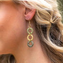 Sachi Raffia Rings Earrings- Small Rings