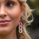 Sachi Raffia Rings Earrings- Small Rings