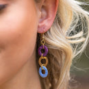 Sachi Raffia Rings Earrings- Small Rings
