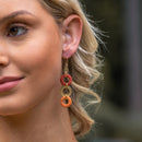 Sachi Raffia Rings Earrings- Small Rings