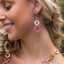 Sachi Raffia Rings Earrings- Large and Small Rings