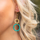 Sachi Raffia Rings Earrings- Large and Small Rings