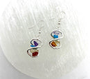 Chakra Infinity Earrings