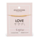 Morse Code Beaded Bracelet | CLASSIC GOLD