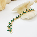 Emerald Flowers Bracelet - Fabergé Inspired
