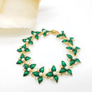 Emerald Flowers Bracelet - Fabergé Inspired