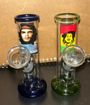 Small Glass Water Pipe Blue/Green