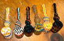 Tie-dye Glass Blown Smoking Pipe