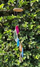 7 Piece Agate Slab Wind Chime