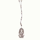 Ganesh on Black Cotton Cord Necklace